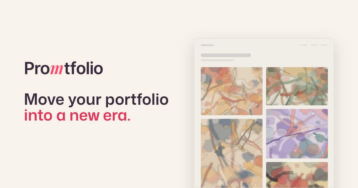 Promtfolio: move your portfolio into a new era Image 1