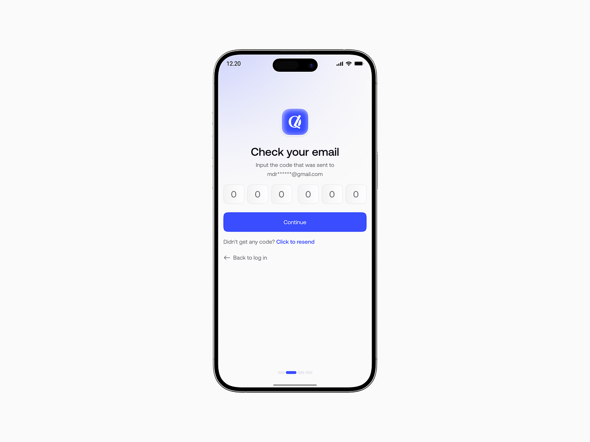 Forgot Password Screen – AI-Powered Sales CRM Mobile App Image 1