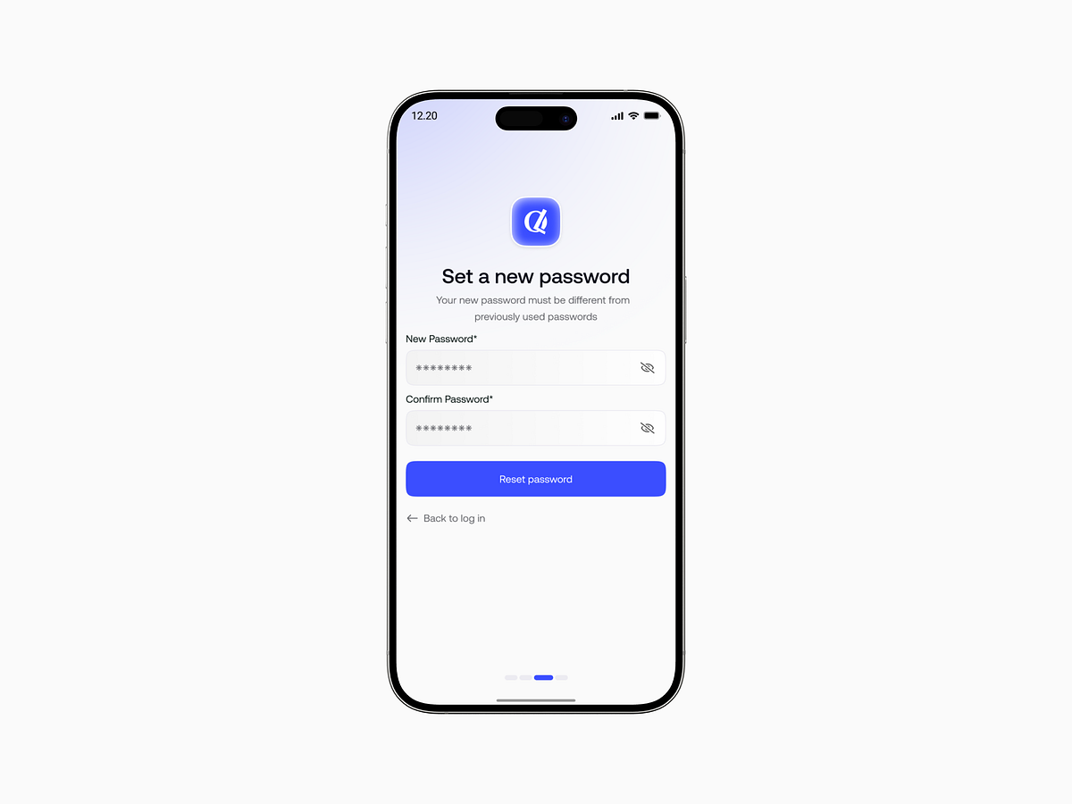 Forgot Password Screen – AI-Powered Sales CRM Mobile App Image 2
