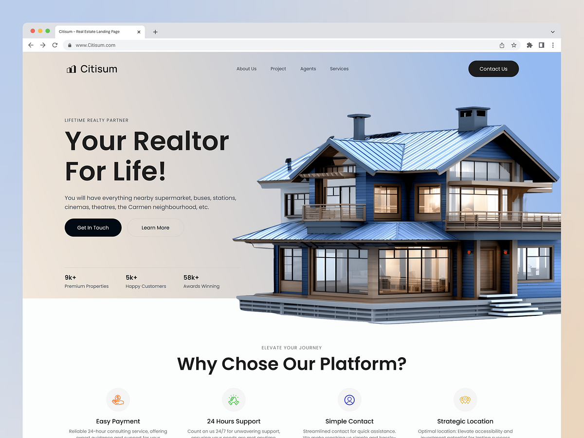 Real Estate Landing Page
