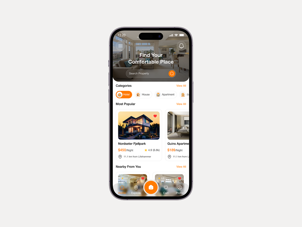 Luxury Hotel Booking App Image 1