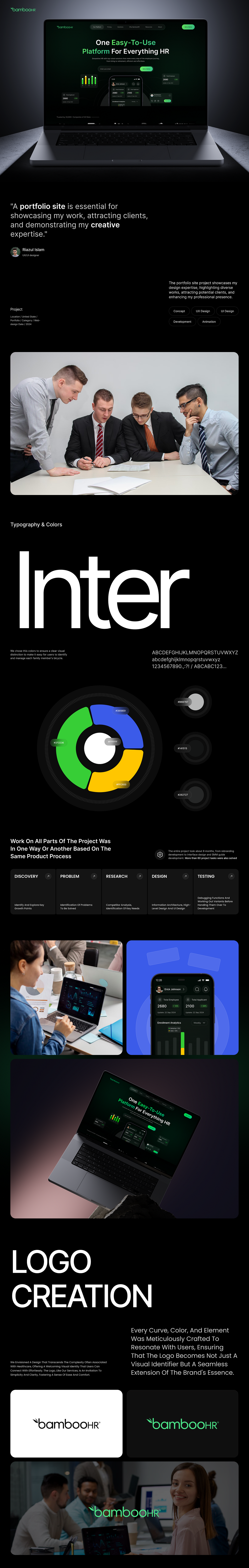 HR Management SaaS Landing Page