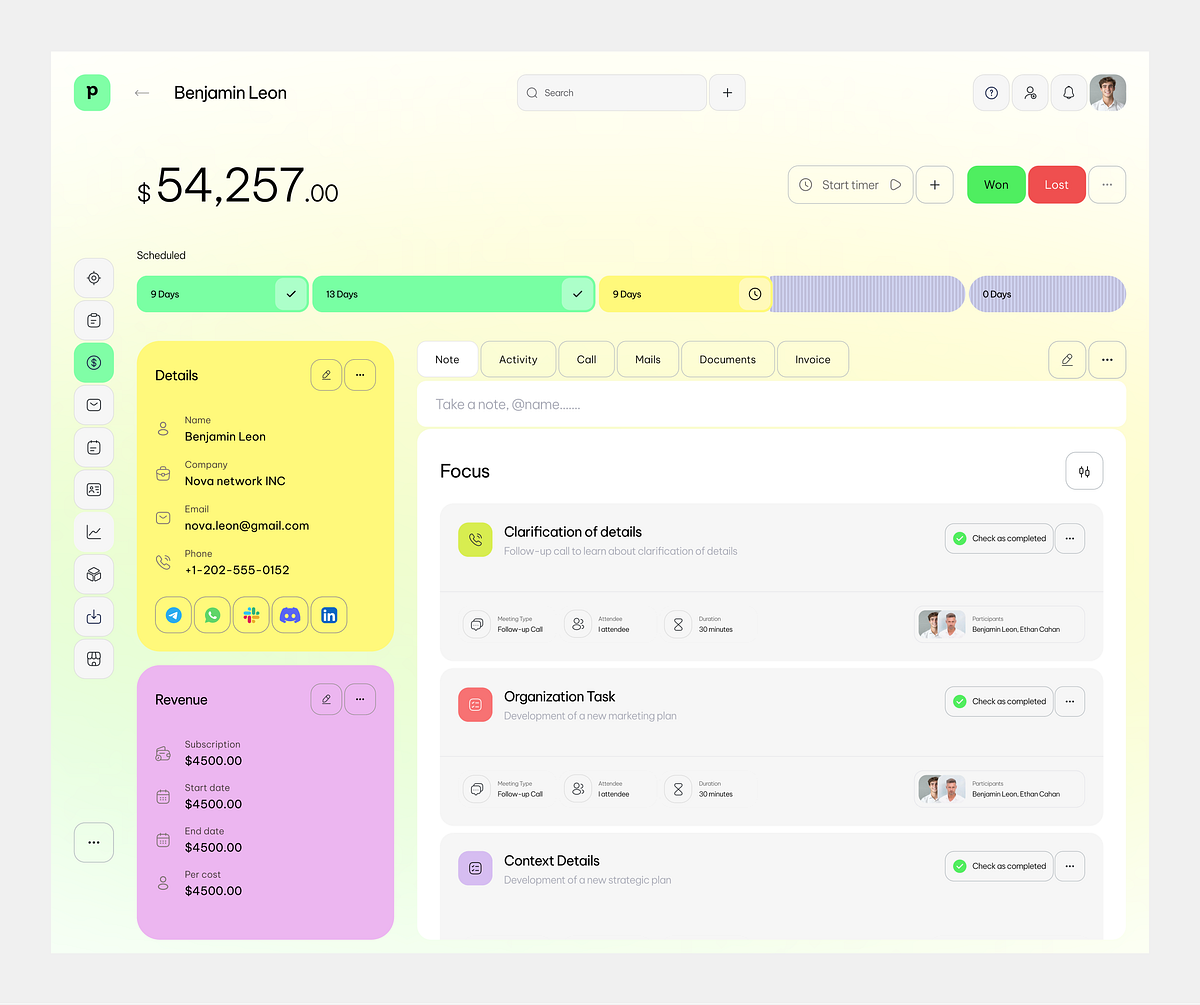 Pipedrive Sales CRM - SaaS & UI UX Design Image 0