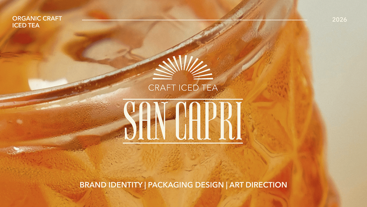 San Capri | Craft Iced Tea | Branding&Packaging Design