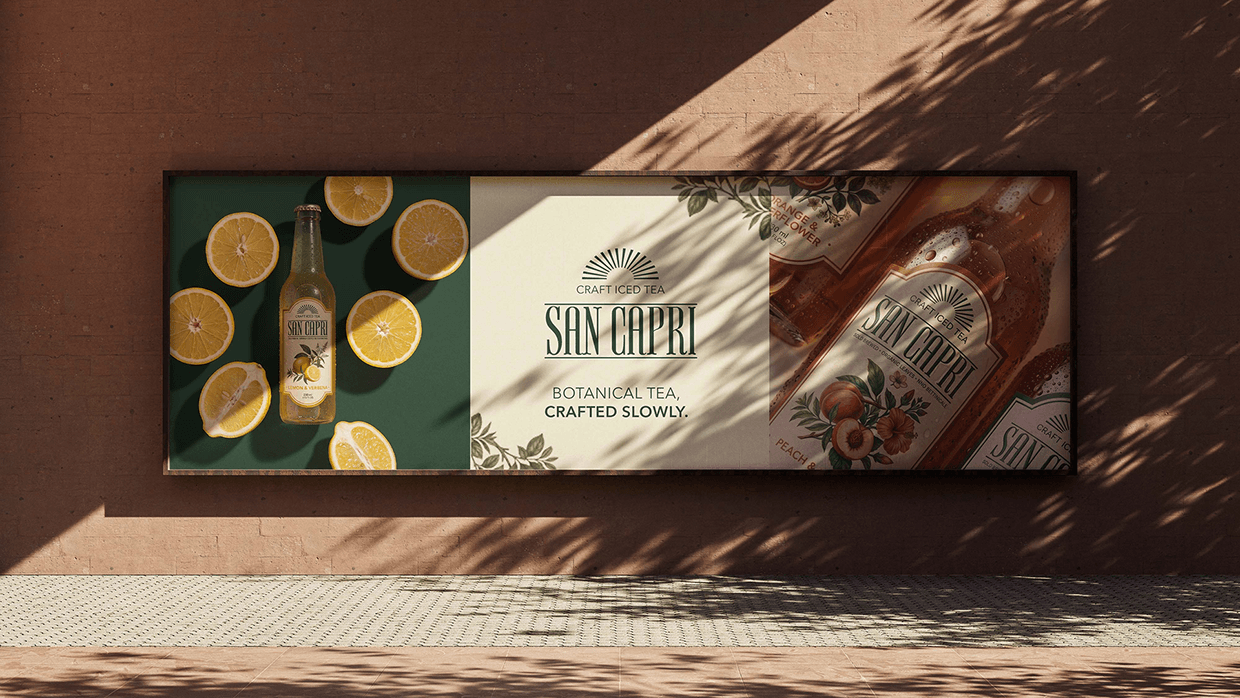 San Capri | Craft Iced Tea | Branding&Packaging Design Image 4