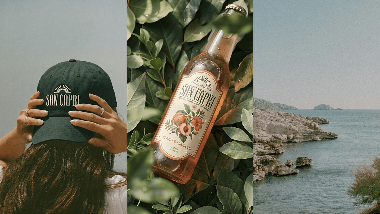 San Capri | Craft Iced Tea | Branding&Packaging Design Image 5