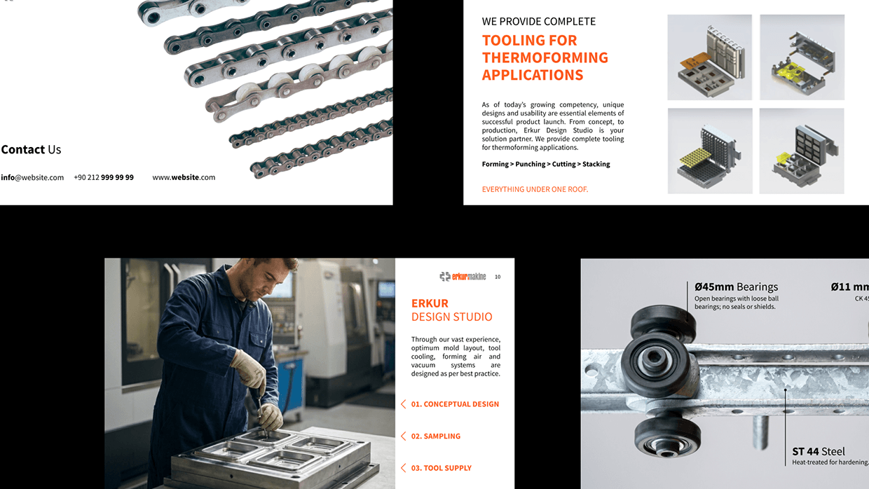 Sales&Company Profile Presentation Design for Industrial Machinery Image 4