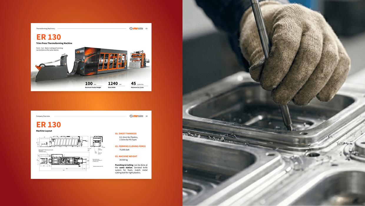 Sales&Company Profile Presentation Design for Industrial Machinery Image 6
