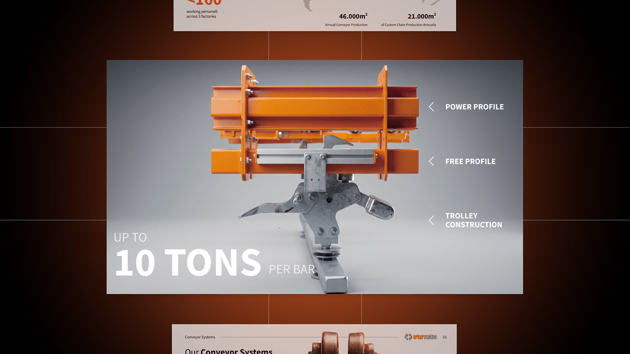 Sales&Company Profile Presentation Design for Industrial Machinery Image 8