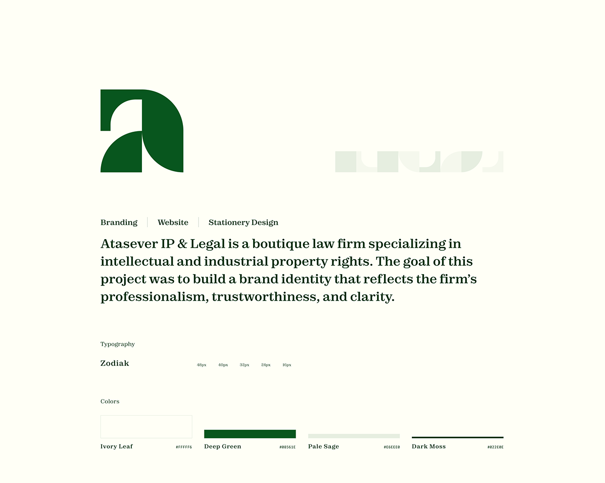 Atasever IP & Legal Branding Image 0