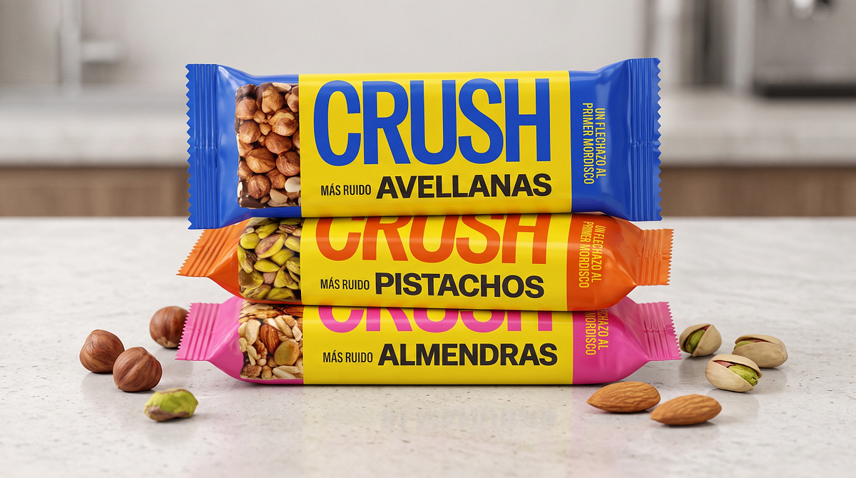 CRUSH — Snack Brand Identity & Lifestyle Campaign Image 1