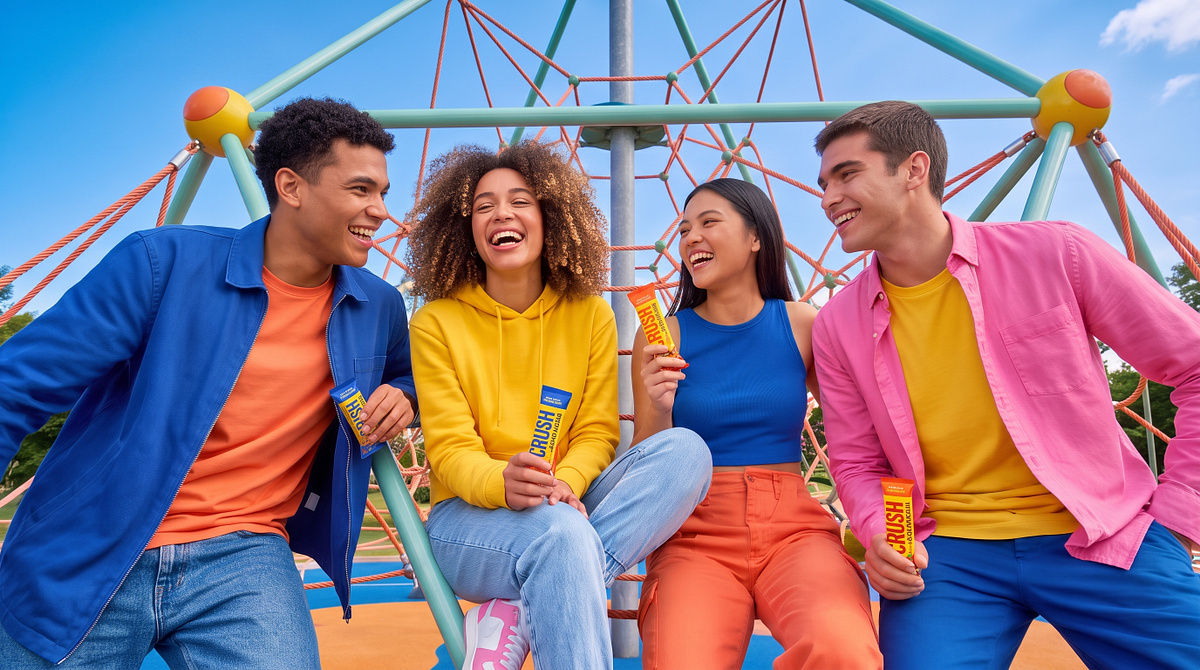 CRUSH — Snack Brand Identity & Lifestyle Campaign Image 8