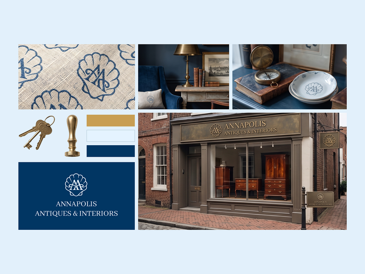 Annapolis Antiques & Interiors - Heritage Brand Identity