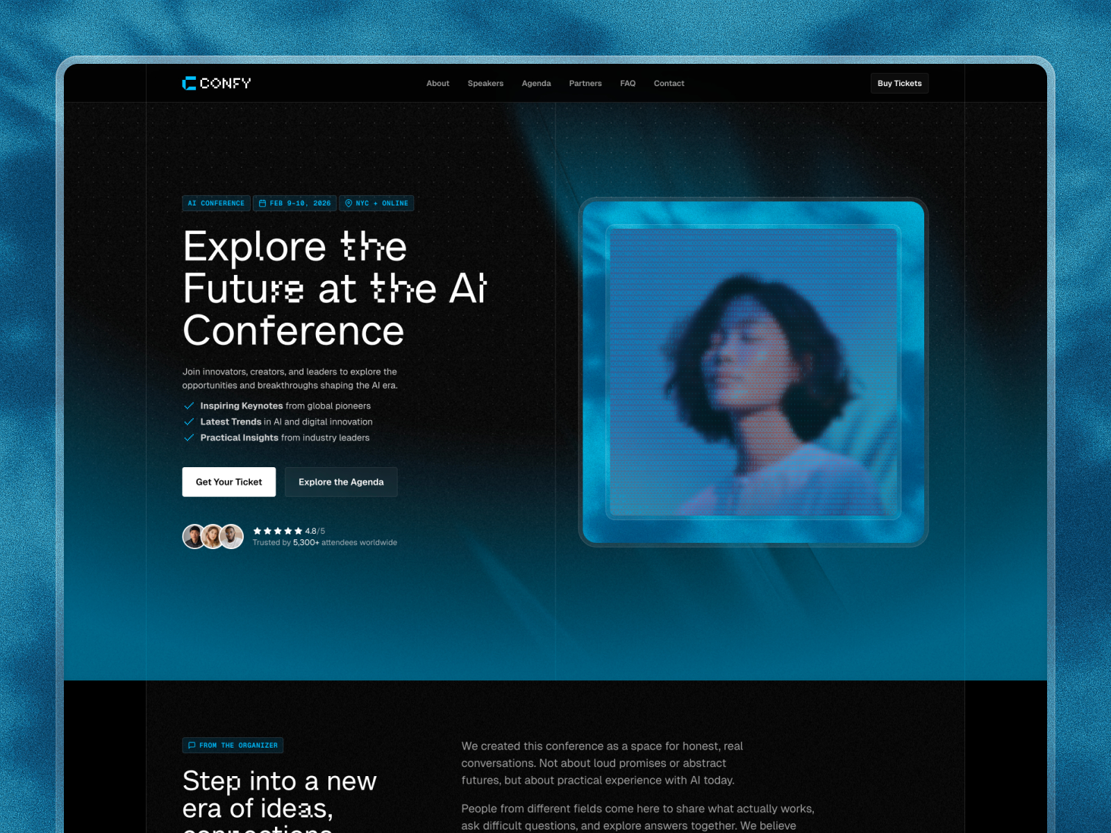 Confy: Responsive AI Website Template by Illia Shytov — Framer Marketplace