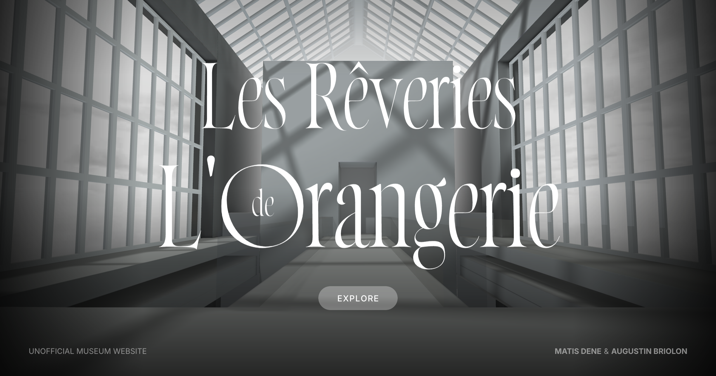 Les rêveries de l'Orangerie | Expérience créative immersive