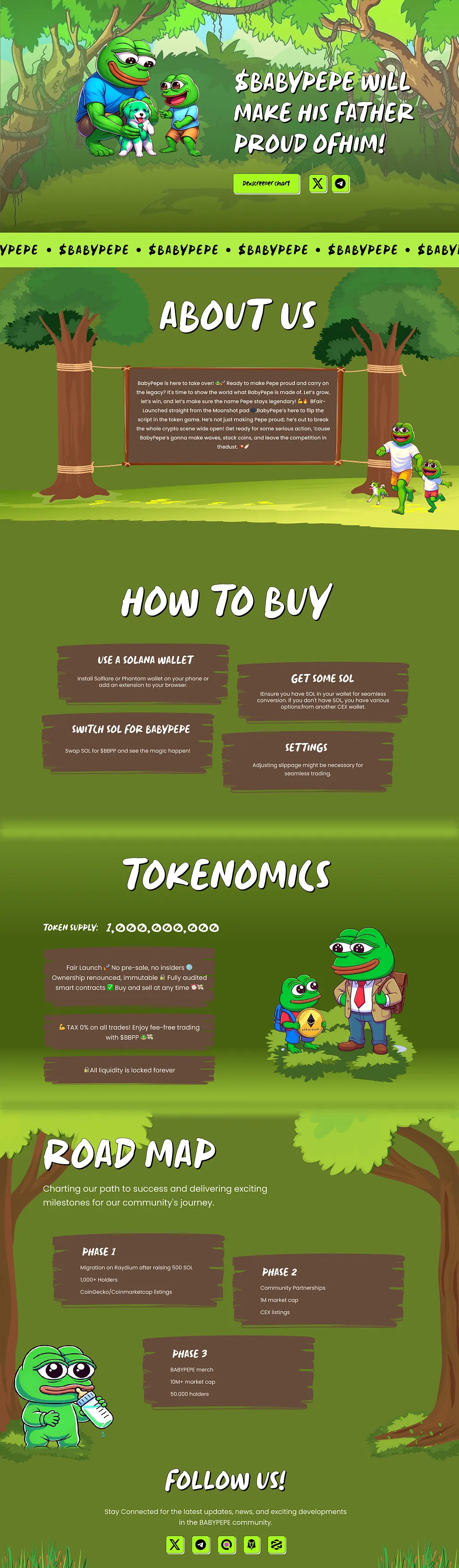 Pepe Coin Landing page Image 2