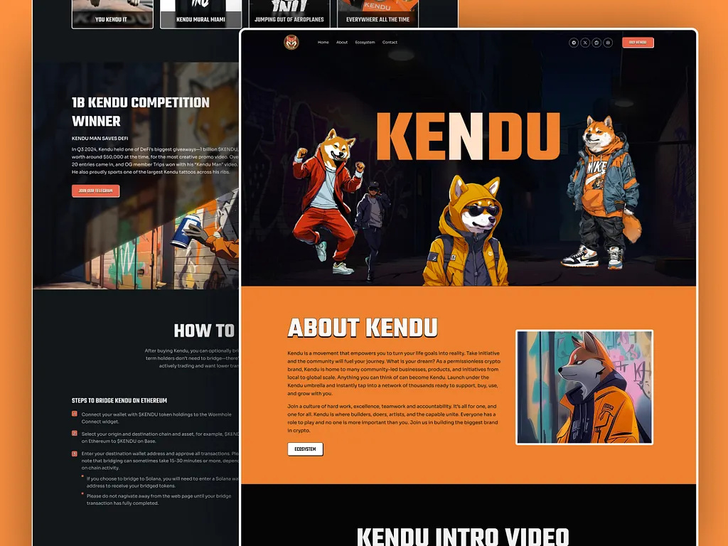 Meme Coin Website Image 1