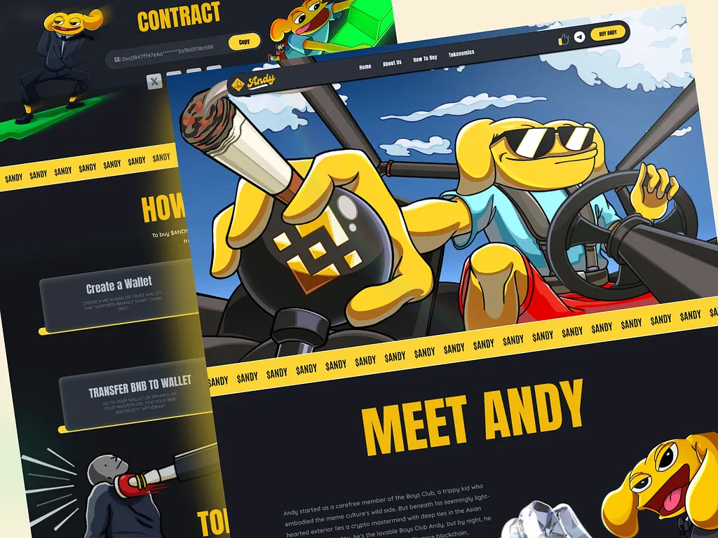 Meme Coin Landing Page Image 0