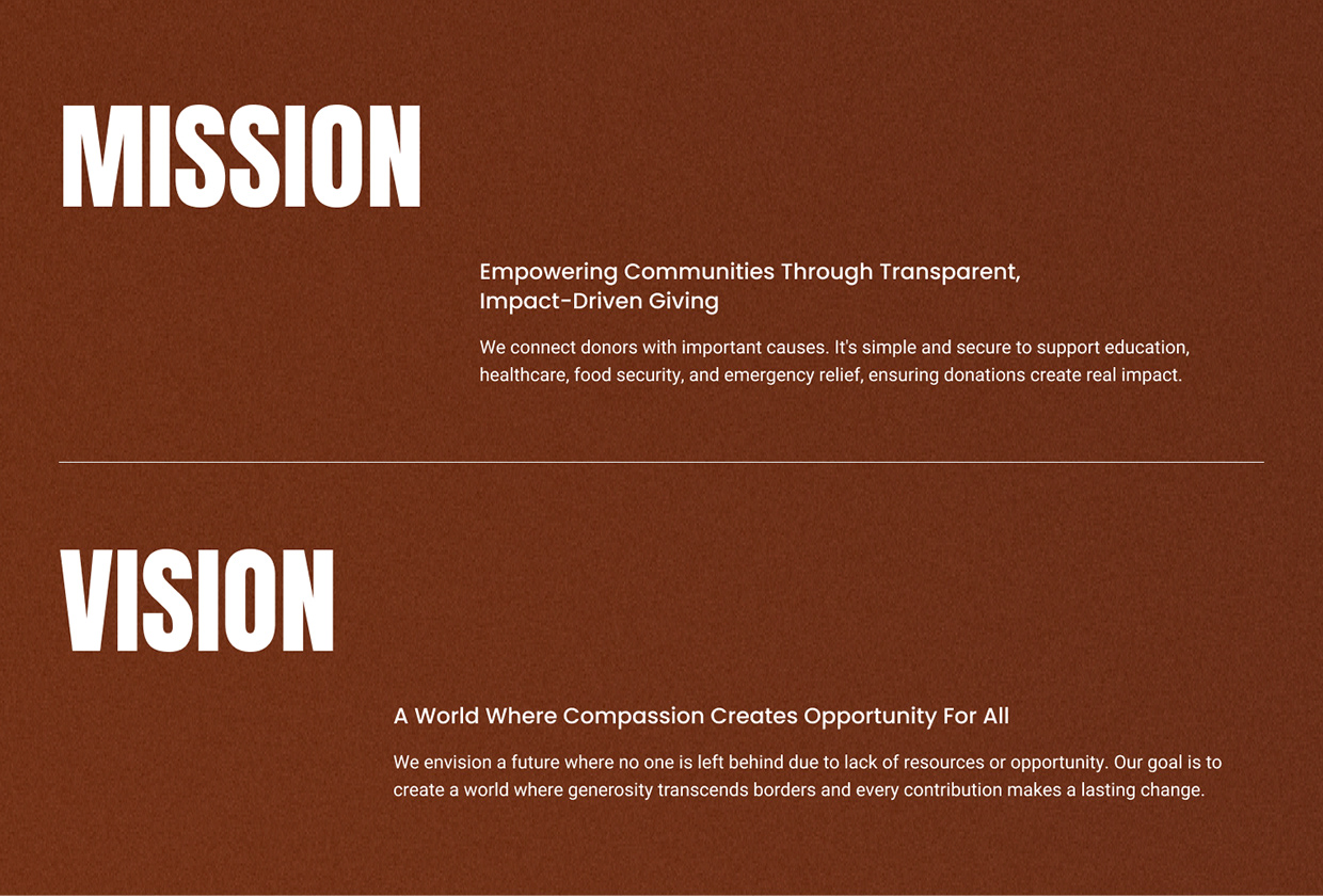 Halo Humanity Charity UI-UX website Design Image 1