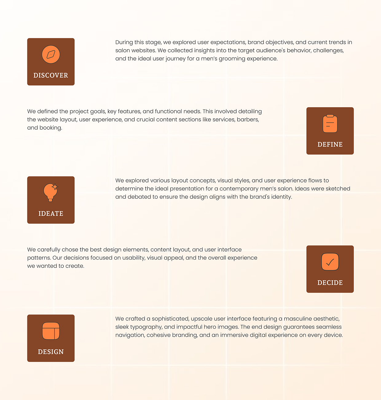 The Gentry Cut - Men's Salon Website UI/UX Design Image 4