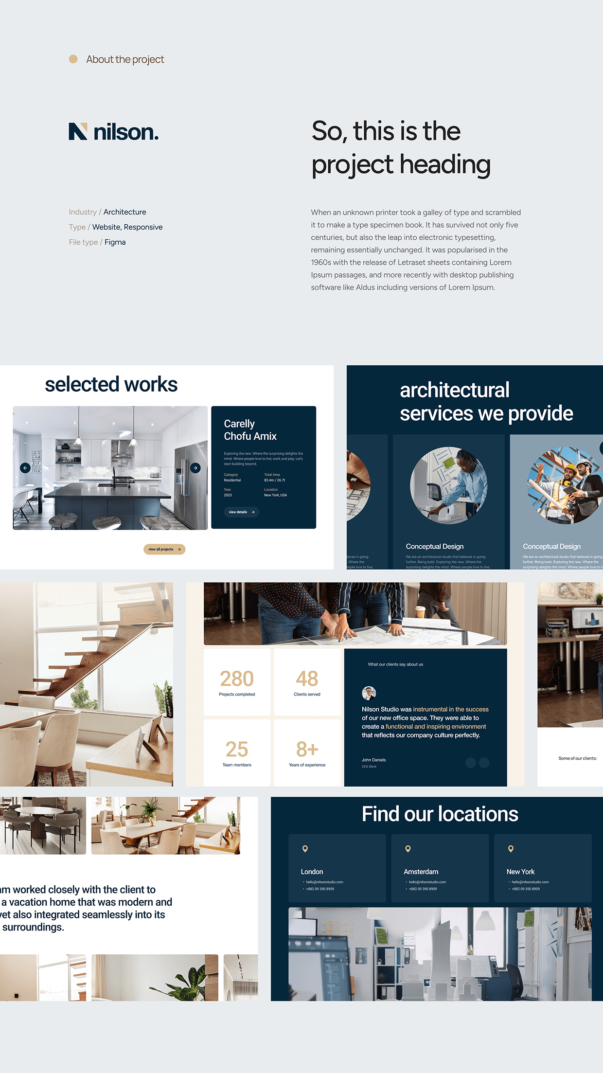 Nilson Architecture Website Template Free Download Image 0