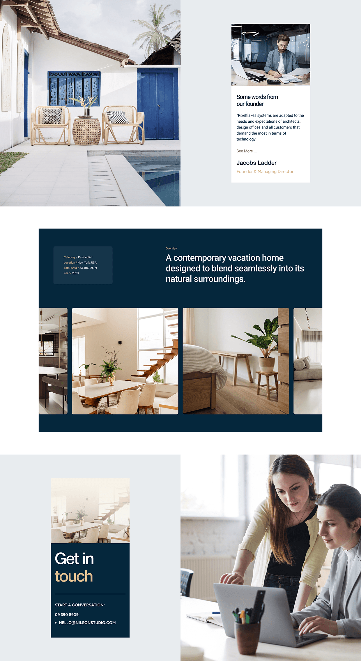 Nilson Architecture Website Template Free Download Image 4