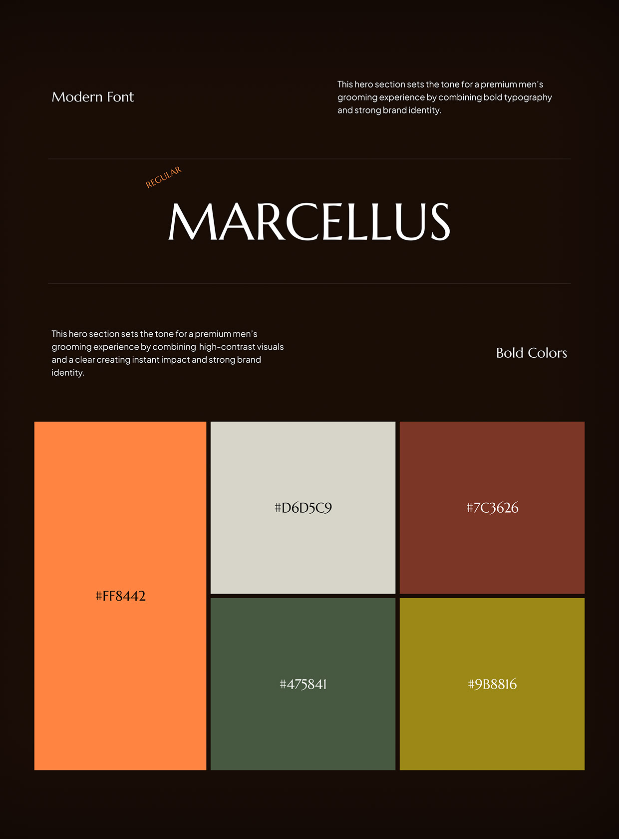 Arber Shop – Men’s Salon Website UI/UX Design Image 3