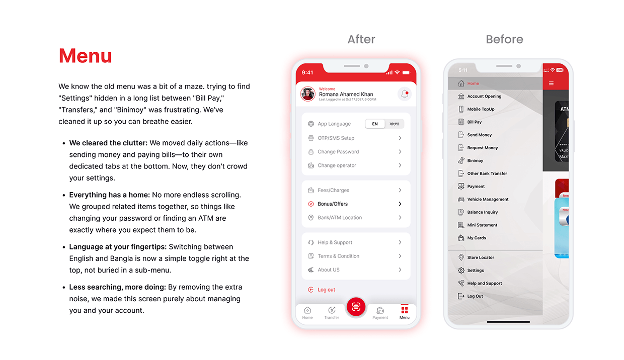 NexusPay Digital Wallet App Redesign – UX/UI Case Study Image 11