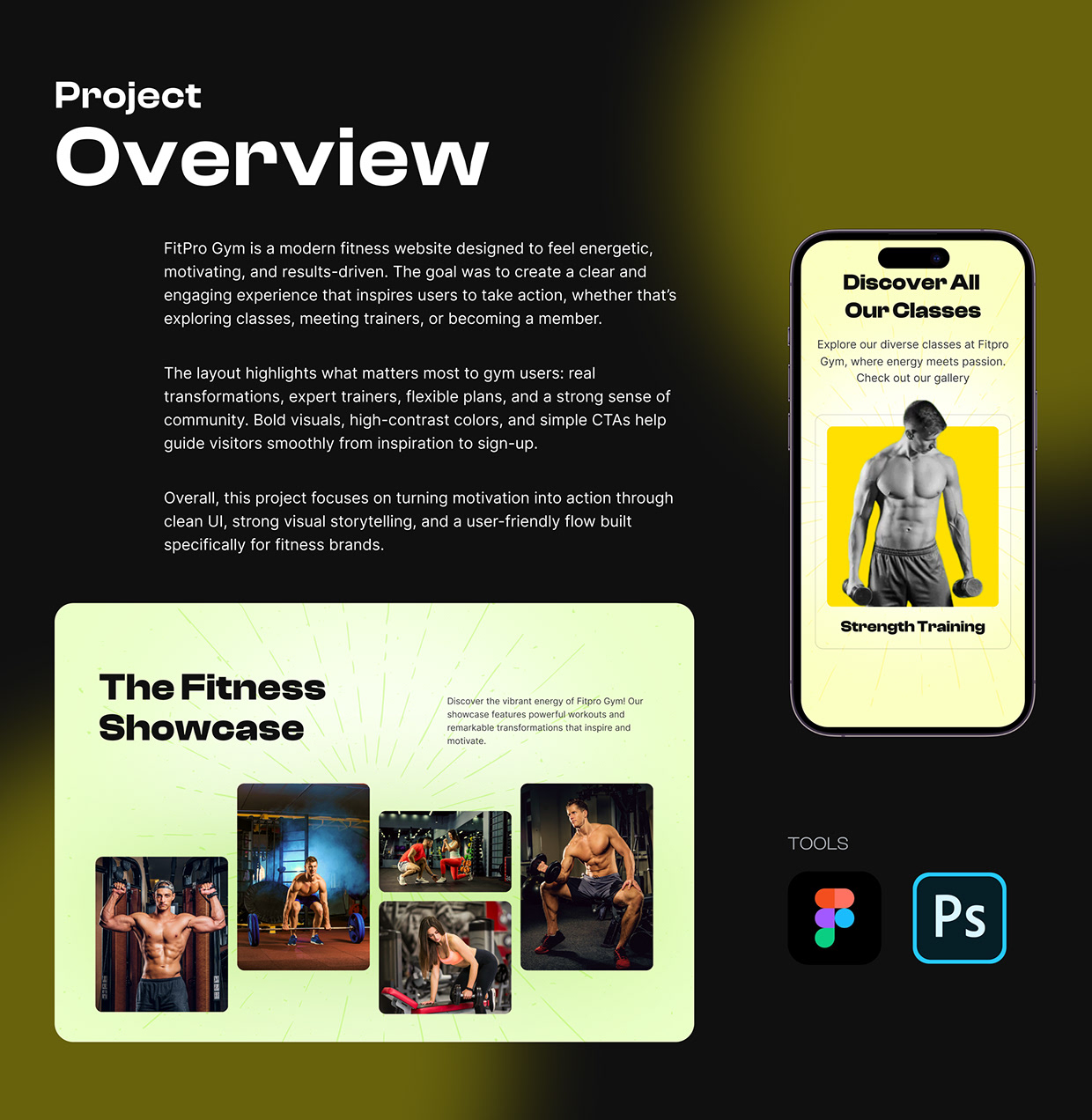 FitPro — Modern Gym Website UI/UX Design Image 1