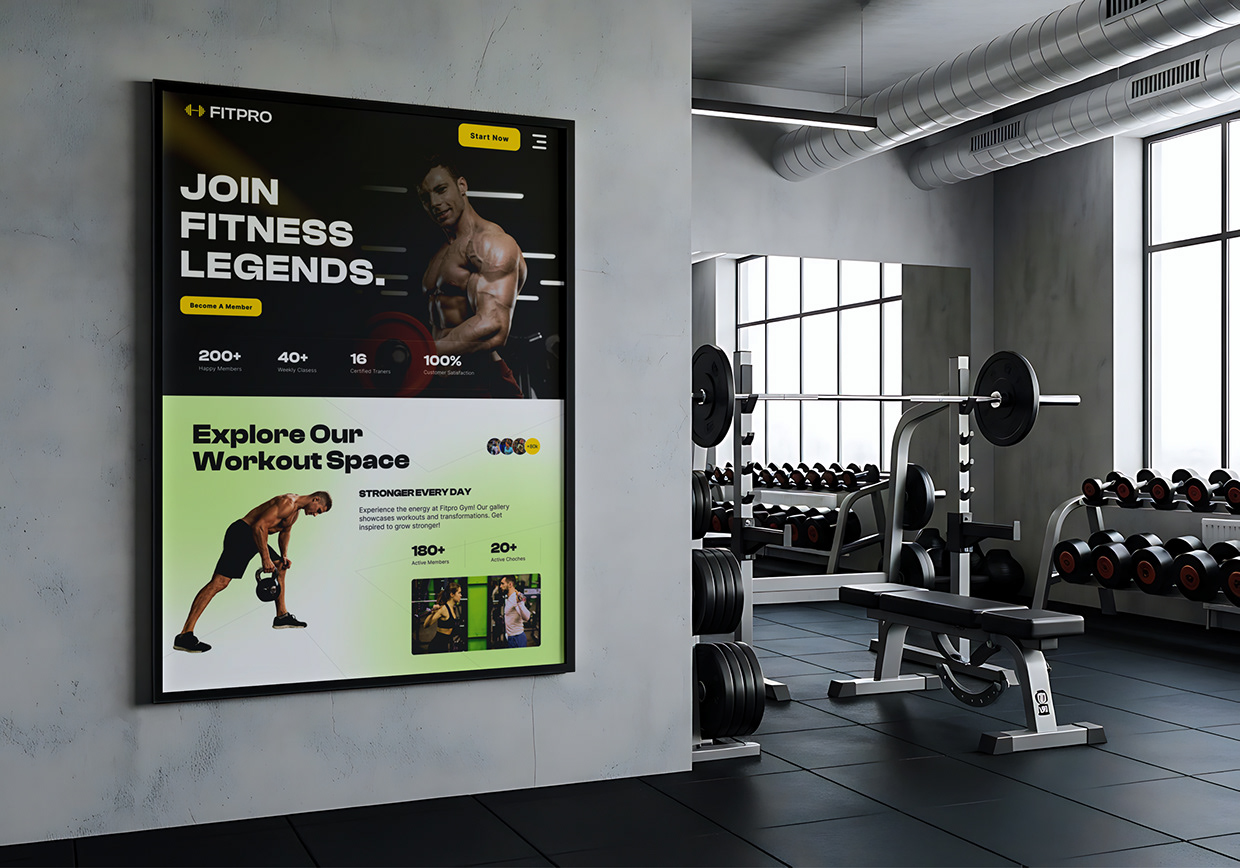 FitPro — Modern Gym Website UI/UX Design Image 10