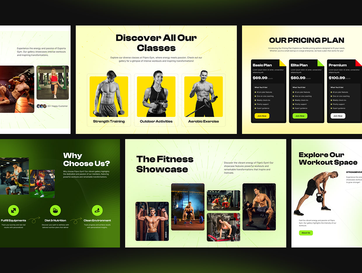 FitPro — Modern Gym Website UI/UX Design Image 13