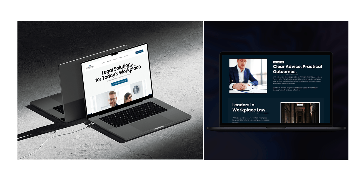 Farren McRae — Law Firm Website UI/UX Design Image 9