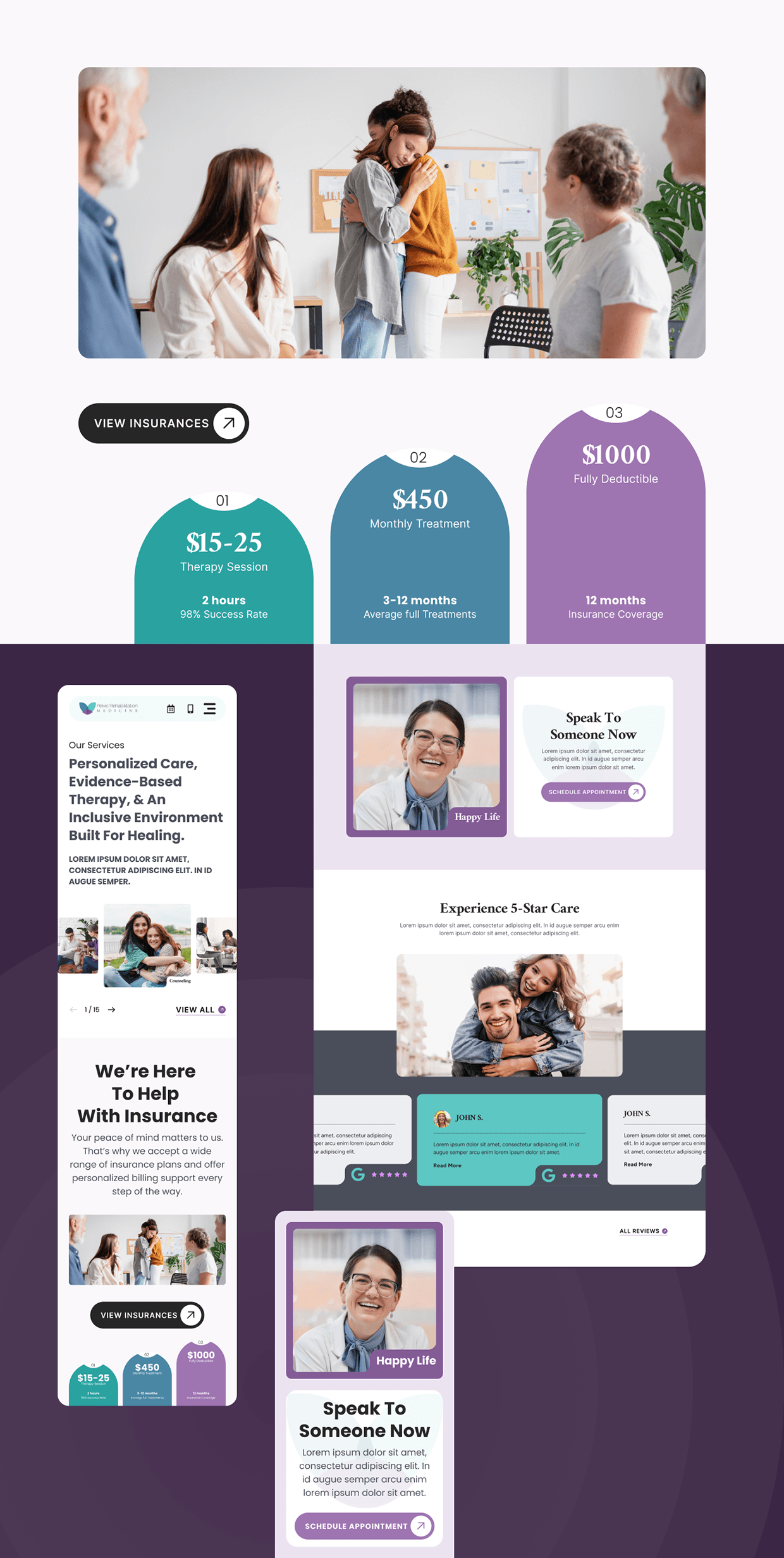 Pelvic Rehabilitation Medicine Website Redesign UI/UX Image 5