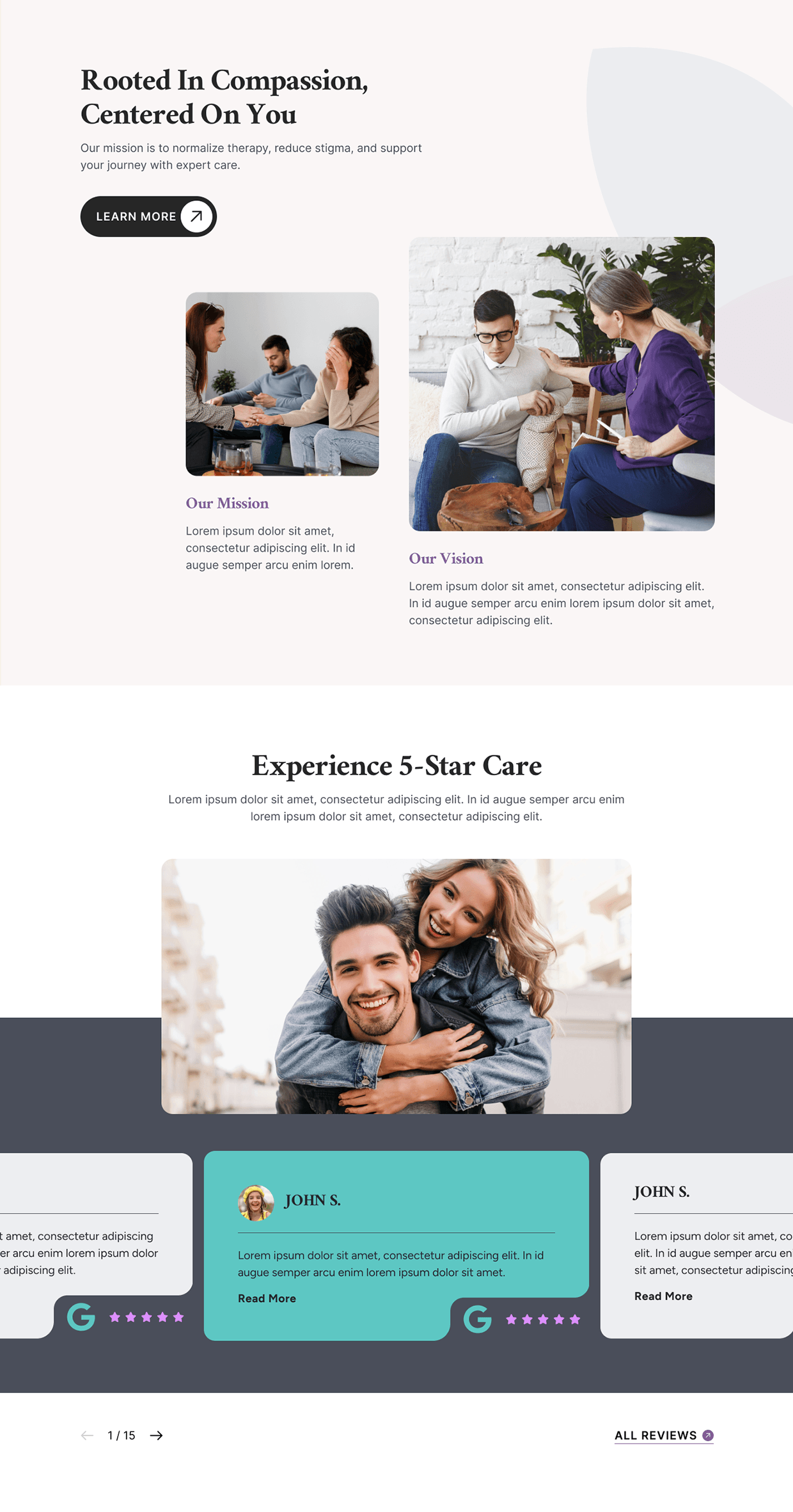 Pelvic Rehabilitation Medicine Website Redesign UI/UX Image 7