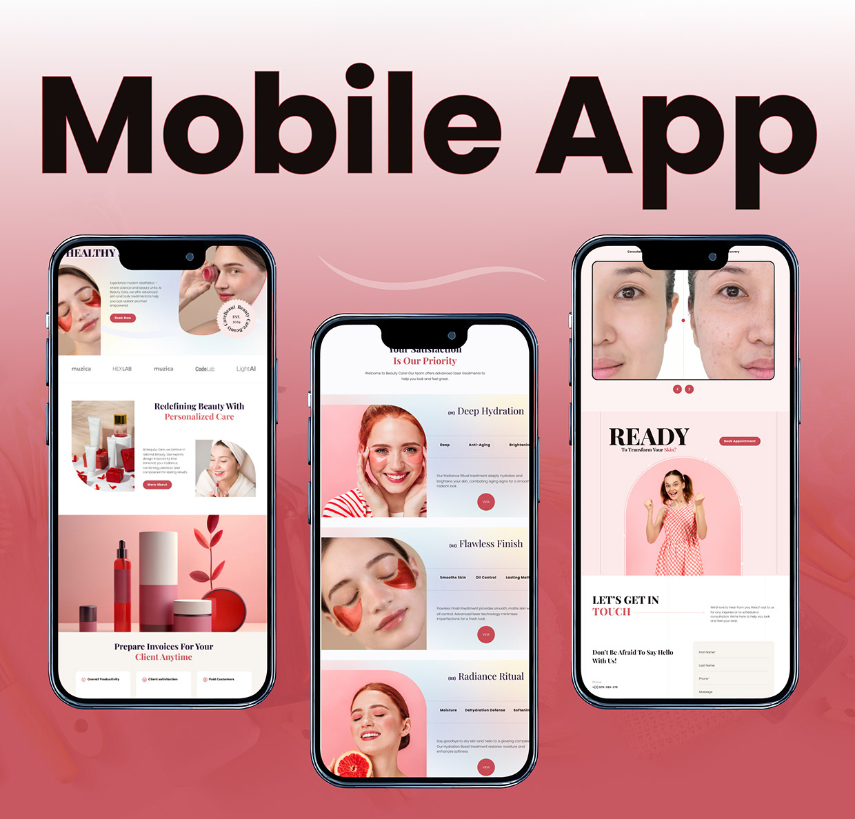 Beauty Care Website — Modern Skincare UI/UX Design Image 9