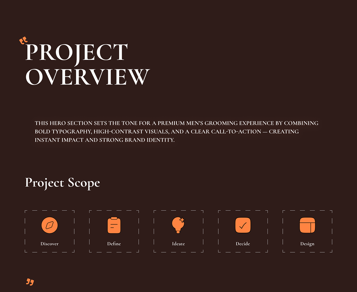 Gentlemen’s Barber Shop —Barber Website UI/UX Design Image 0