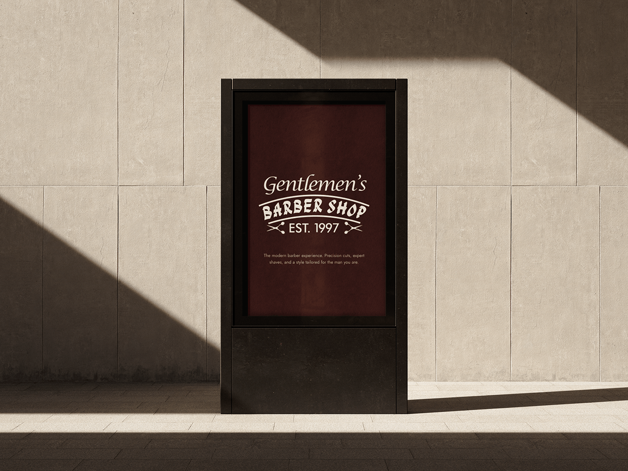 Gentlemen’s Barber Shop —Barber Website UI/UX Design Image 3