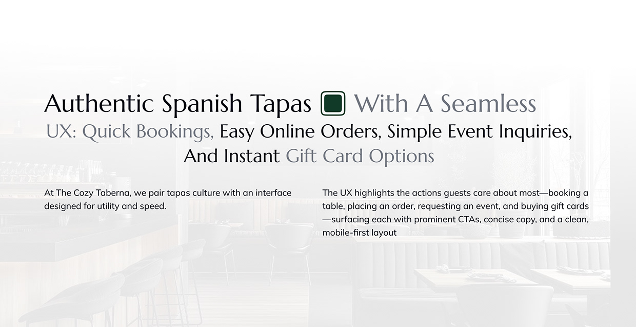 FIORI — Luxury Restaurant Website UI/UX Design Image 1