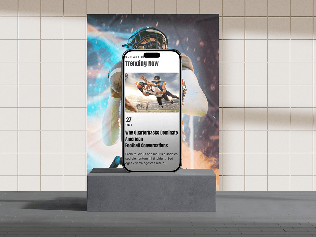 Sporty — Modern Sports Website UI/UX Design Image 6