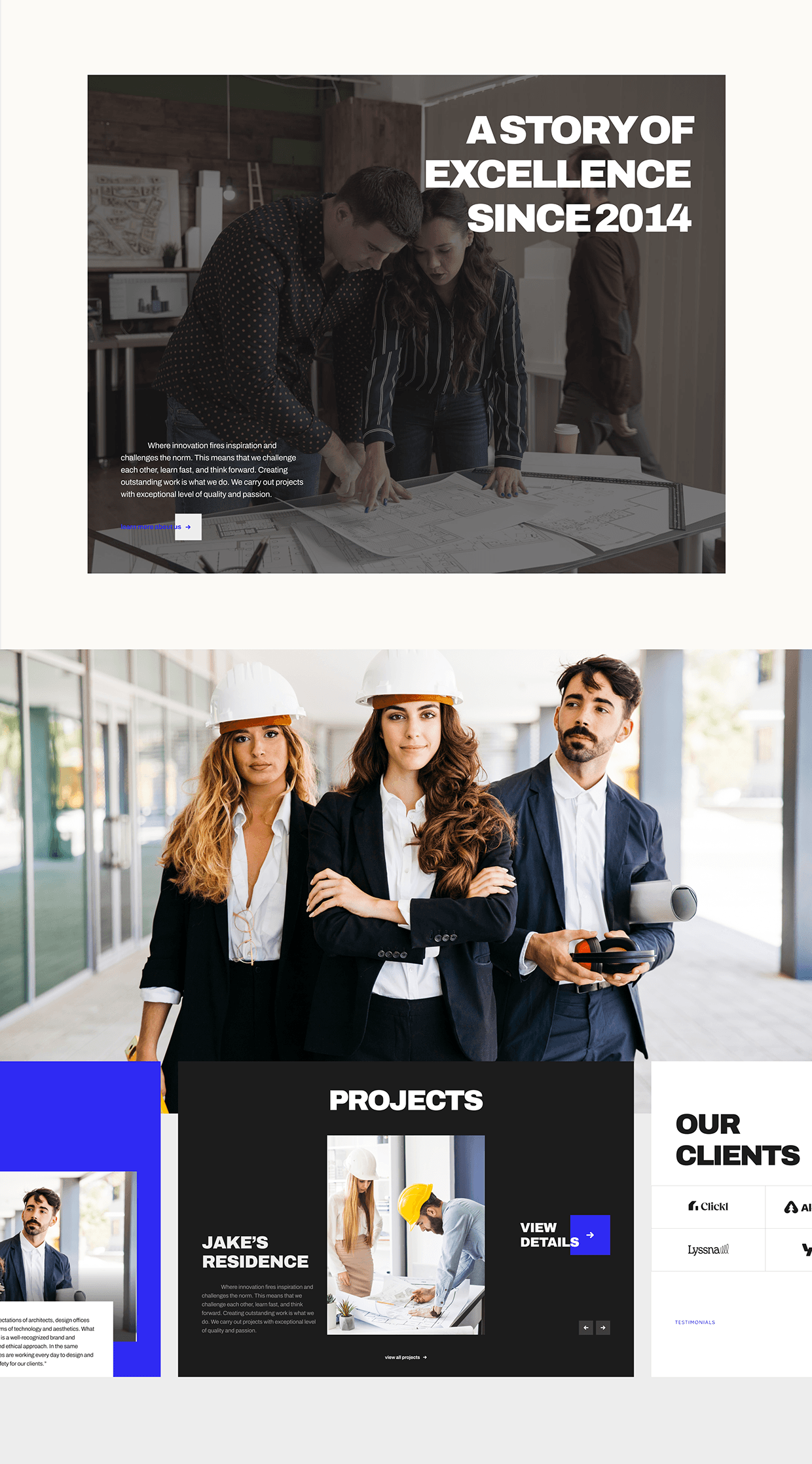 Koff.Studio Architecture Website Figma Template Image 7