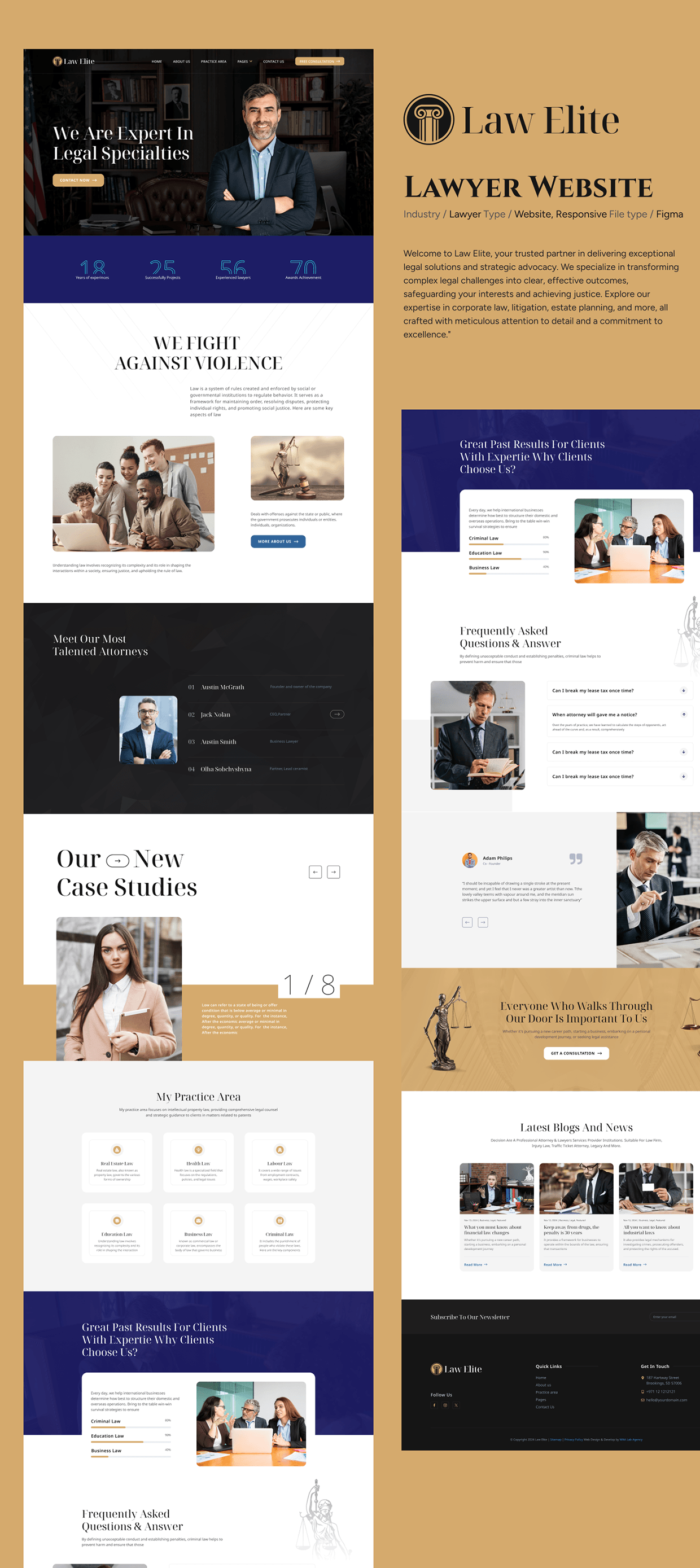 Law Elite Legal Specialties Website Image 5