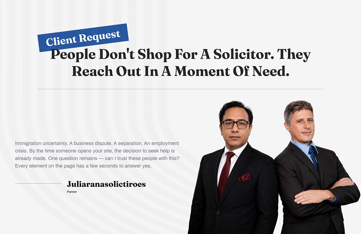 Modern Legal Website Redesign Juliana Raso Solicitors Image 2