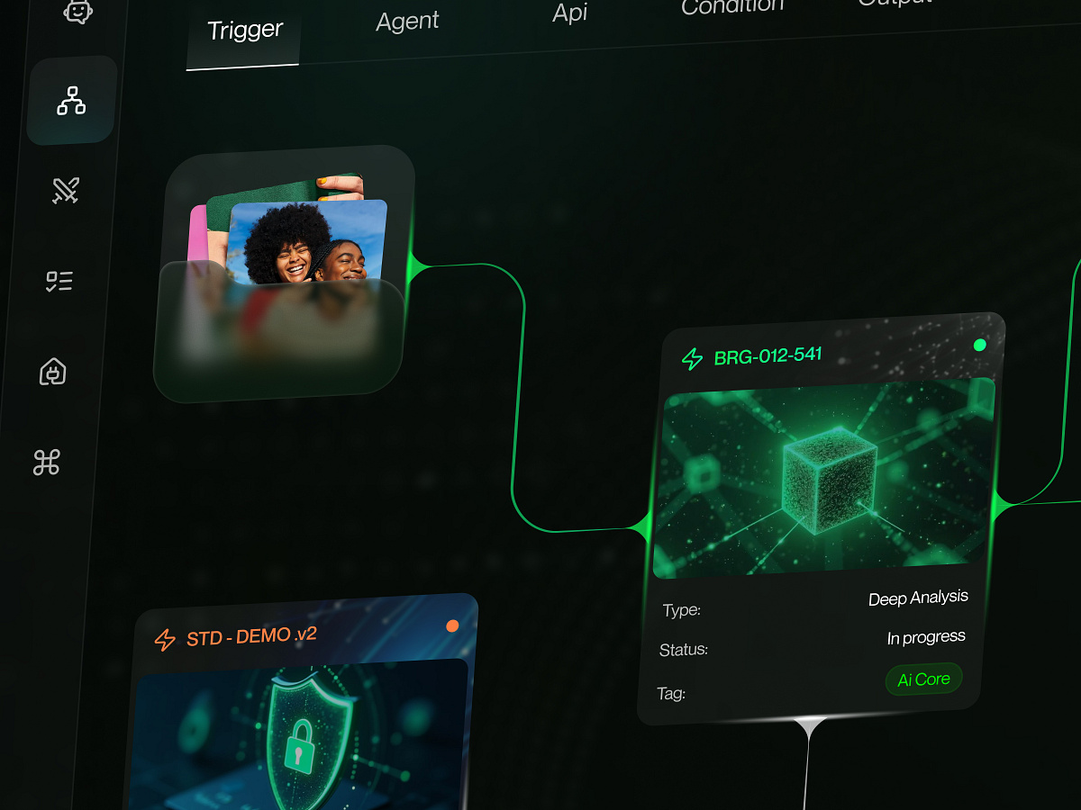AI Workflow Builder UI | Agent Pipeline Dashboard Image 0