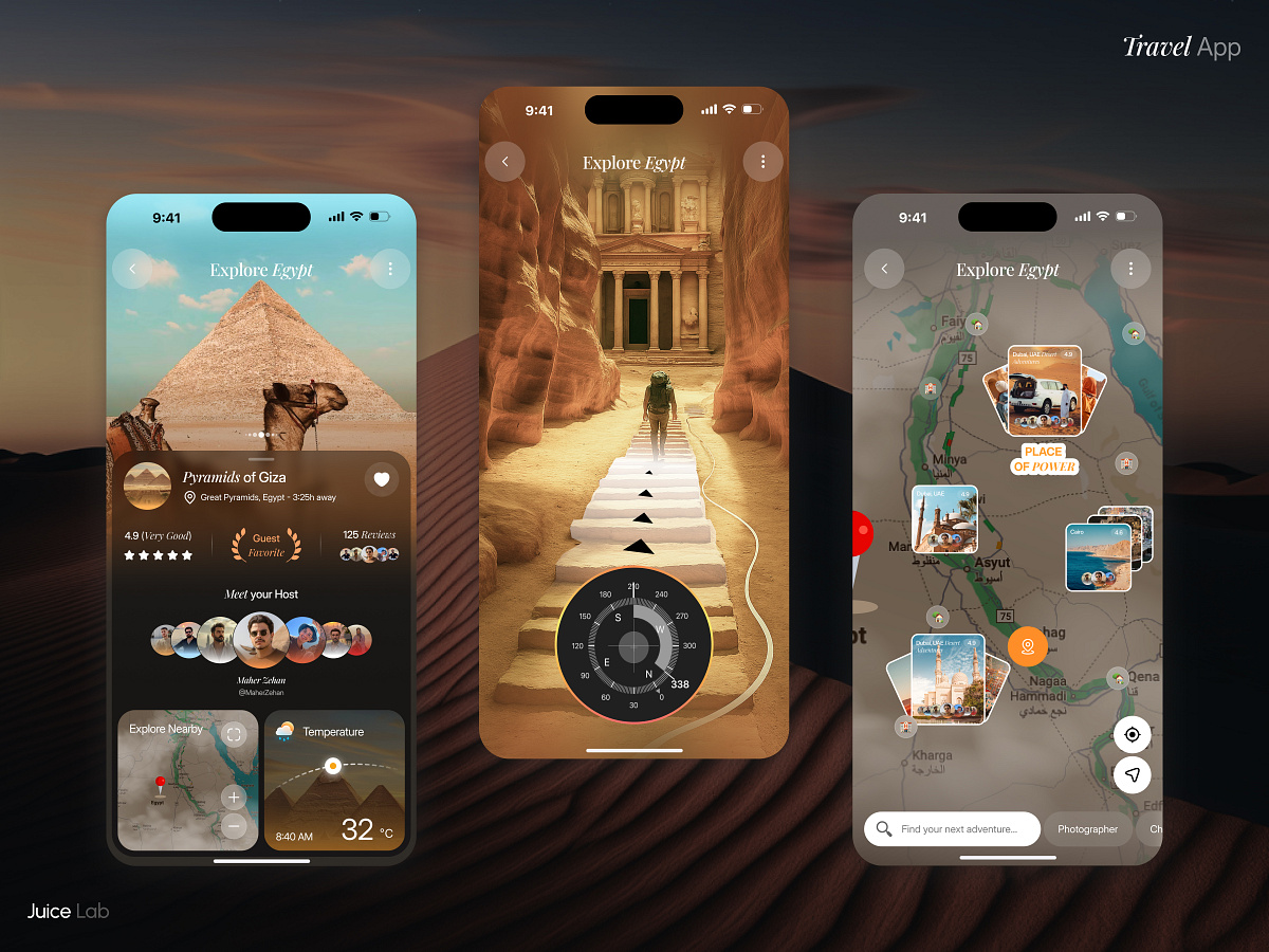 Travel Mobile App UI