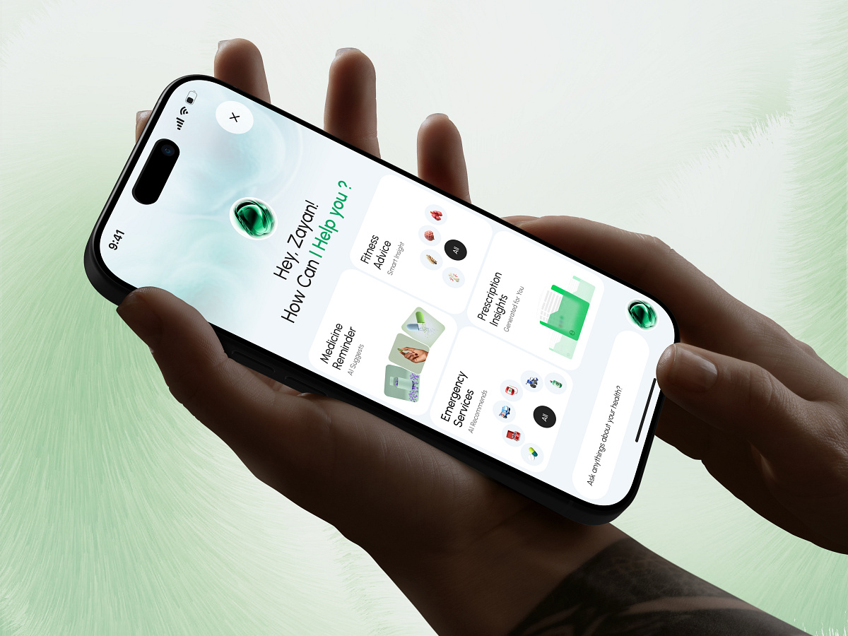 AI Health Assistant |Healthcare App Design Image 0