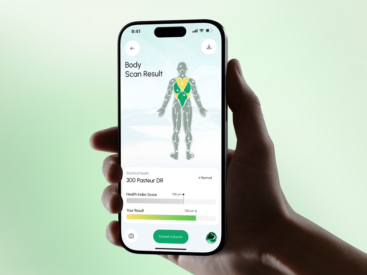 AI Health Assistant |Healthcare App Design Image 1