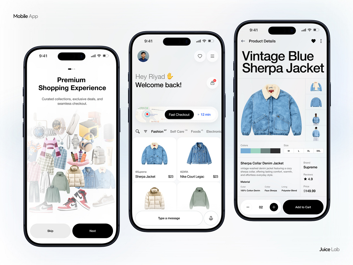 Luxury E-commerce App Design