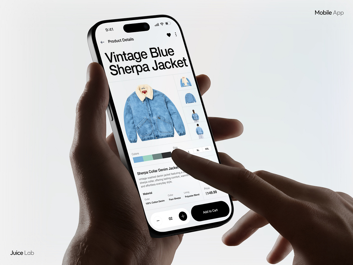 Luxury E-commerce App Design Image 0