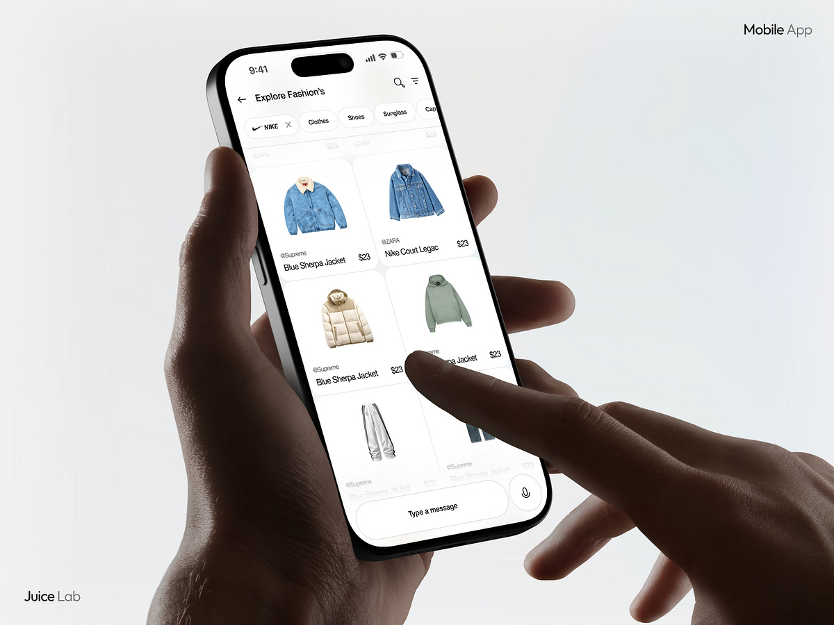 Premium E-commerce Mobile UI Image 1