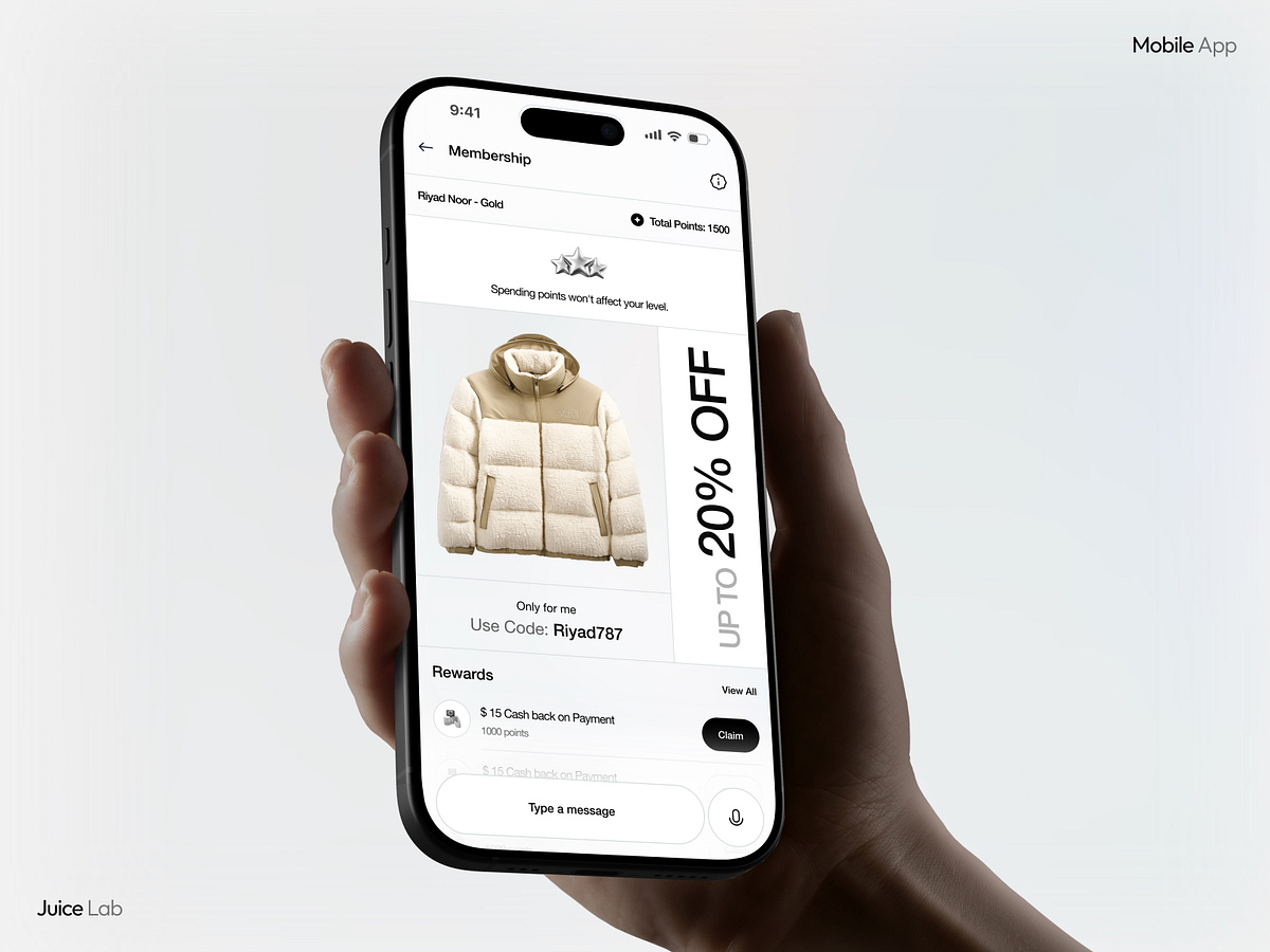 Premium E-commerce Mobile UI Image 3